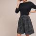 Anthropologie Skirts | Anthropologie Colloquial A-Line Skirt | Color: Black/White | Size: 12