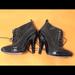 Burberry Shoes | Authentic Black Patent Leather Burberry Booties | Color: Black | Size: 7.5