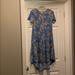 Lularoe Dresses | Lularoe Carly Dress | Color: Blue | Size: Xxs