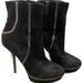 Gucci Shoes | Gucci Black Suede Zipper Platform Ankle Booties | Color: Black/Silver | Size: 7.5