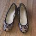 J. Crew Shoes | Jcrew Patent Leather Printed Flats. Size 9 | Color: Black/Brown | Size: 9