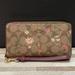 Coach Bags | Coach Long Zip Around Wallet In Signature Canvas With Wildflower Print | Color: Brown/Tan | Size: Os