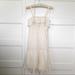 Anthropologie Dresses | Anthropologie Cream High-Low Dress Xs | Color: Cream/White | Size: Xs