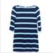 J. Crew Dresses | J. Crew Blue Striped Shirttail Dress Size Xxs | Color: Blue | Size: Xxs