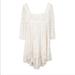 Free People Dresses | Free People Long Sleeve Lace Dress. White/Ivory. | Color: White | Size: 6