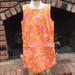 Lilly Pulitzer Dresses | Lilly Pulitzer Girls Shift Dress Size 6 | Color: Orange/Pink | Size: 6g