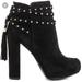 Jessica Simpson Shoes | Jessica Simpson Nib Suede Platform Booties | Color: Black | Size: 8.5