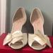 Kate Spade Shoes | Kate Spade Size 7 Ivory W/ Gold Glitter Heel Pumps | Color: Cream/White | Size: 7