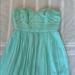 J. Crew Dresses | J.Crew Turquoise Strapless Bridesmaid Dress | Color: Blue | Size: 12