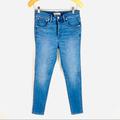 Madewell Jeans | Madewell Denim Jeans 27x28 High Waist Skinny | Color: Blue | Size: 27