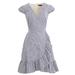 J. Crew Dresses | J. Crew Navy And White Gingham Wrap Casual Dress | Color: Blue/White | Size: 00