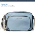 Michael Kors Bags | Authentic Michael Kors Leila Nylon Crossbody Bag | Color: Blue | Size: Os