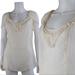 Anthropologie Tops | Anthro Leifsdottir Short Sleeves Ivory Silk Top | Color: Cream/White | Size: 10