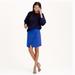 J. Crew Skirts | Nwt J Crew Crossover Wrap Mini Skirt | Color: Blue | Size: 0