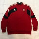 Adidas Shirts | Adidas Long Sleeve Jersey Shirt Size Large | Color: Red | Size: L