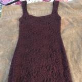 Free People Dresses | Free People Tank Dress | Color: Brown/Purple | Size: Xs