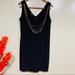 Nine West Dresses | Beautiful Nine West With Attached Necklace Dress | Color: Black/Silver | Size: 12