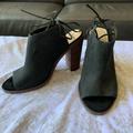 Nine West Shoes | Nine West Black Leather Booties | Color: Black | Size: 9