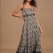 Free People Dresses | Free People Tangier Babydoll Dress Neutral Combo | Color: Blue/White | Size: M