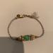 Madewell Jewelry | Madewell Silver/Green Woven Bracelet | Color: Green/Silver | Size: Os
