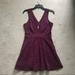 Free People Dresses | Free People Burgundy Lace Dress | Color: Pink/Purple | Size: Xs