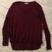 Madewell Sweaters | Burgundy Warmlight Pullover From Madewell, Size S | Color: Red | Size: S