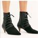 Free People Shoes | Free People Leather & Suede Lace-Up Bootie | Color: Black | Size: 7