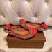 Coach Shoes | Coach Wanda Signature C Patent Slip-On Flats | Color: Brown/Orange | Size: 8