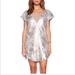 Free People Dresses | Free People Midnight Dreamer Metallic Sequin Dress | Color: Red | Size: M