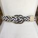 J. Crew Accessories | J. Crew Belt S M Braided Navy Blue White | Color: Blue/White | Size: S/M