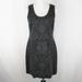 Athleta Dresses | Athleta Shayla Ponte Leopard Print Shift | Color: Black/Gray | Size: M