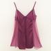 Victoria's Secret Intimates & Sleepwear | New Victoria's Secret Silk Babydoll Camisole Slip | Color: Purple | Size: L