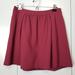 J. Crew Skirts | J.Crew Burgundy A-Line Mini Skirt Size 10 *G1 | Color: Red | Size: 10