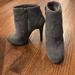 Jessica Simpson Shoes | Jessica Simpson Added Grey Suede Bootie- Size 5 | Color: Gray | Size: 5