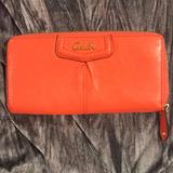 Coach Bags | Coach Tri-Fold Wallet | Color: Red | Size: Os