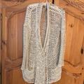 Free People Jackets & Coats | Free People Crocheted Blazer Size Small | Color: Cream | Size: S
