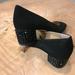 Michael Kors Shoes | Michael Kors Suede Round Toe Rhinestone Heels 9.5 | Color: Black | Size: 9.5