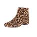 Nine West Shoes | Nine West Huggins Booties Leopard Print/Cow Fur | Color: Brown/Tan | Size: 5.5