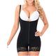 Sonryse 096ZF Butt Lifter Women Shapewear Slimming Tummy Control Open Bust Post Partum Girdle Bodysuit | Fajas Colombianas Reductoras Black