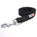 6 feet Black Reflective Puppy or Dog Leash, X-Small/Small