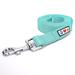 6 feet Teal Reflective Puppy or Dog Leash, Medium/Large, Blue