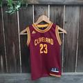 Adidas Shirts & Tops | Lebron James Cleveland Kids Jersey | Color: Red/Yellow | Size: Lb