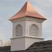 Gracie Oaks Henrika Newington Vinyl Cupola Vinyl/Metal/Copper in Brown/White | 79.75 H x 48 W x 48 D in | Wayfair E1262915F10A4DADB615D61286B1766E