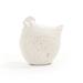 August Grove® Taro Decorative Garden Chicken Statue Ceramic in White | 7.25 H x 11 W x 10 D in | Wayfair 9995FBC6ECA24A8492625AAC287FE3BD