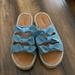 American Eagle Outfitters Shoes | American Eagle Platform Sandals | Color: Blue | Size: 9