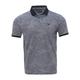 Emporio Armani Mens Marble Jacquard Pattern Polo Shirt M Marble Blue