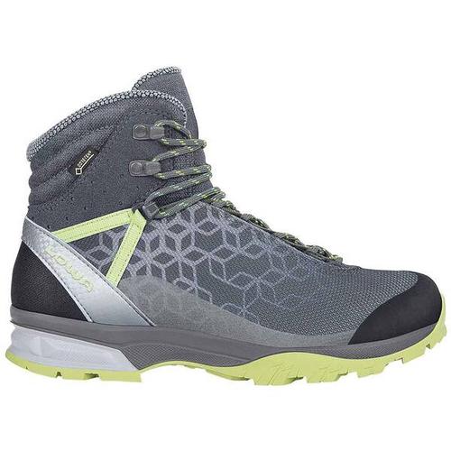 LOWA Damen Trekkingstiefel LYXA GTX® MID Ws, Größe 37 ½ in Grau / Mint