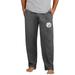 Men's Concepts Sport Charcoal Pittsburgh Steelers Lightweight Quest Knit Sleep Pants