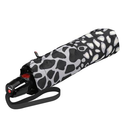 Knirps T.200 Duomatic Taschenschirm 28 cm Animal Stone Hellbraun Image
