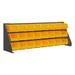 Rebrilliant Radabaugh 13" H x 35" W x 9" D Louvered Panel Storage Rack Steel in Gray | 13 H x 35 W x 9 D in | Wayfair